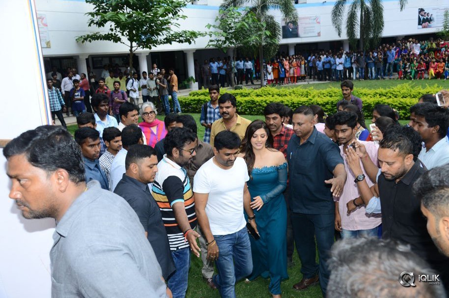 Mahnubhavudu-Movie-2nd-Song-Launch-At-Vignan-College